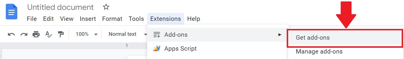 Docs Get Add Ons
