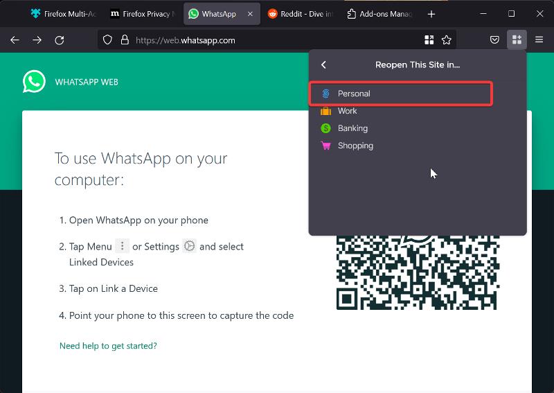 select profile