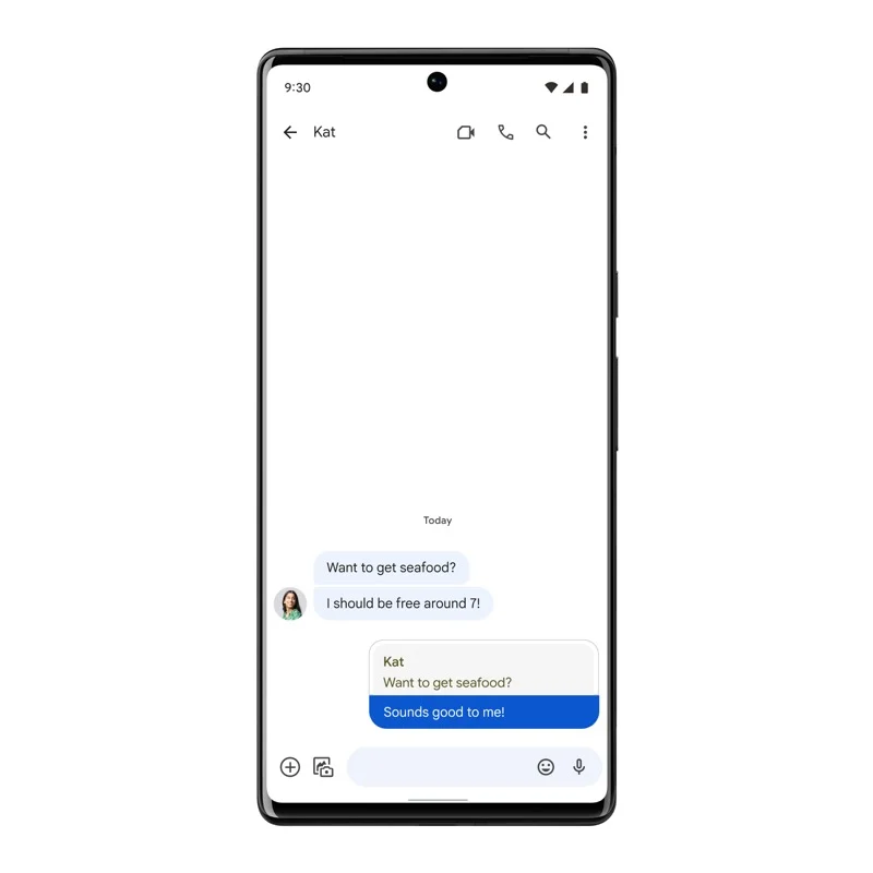 개별 메시지에 답장 reply to individual messages