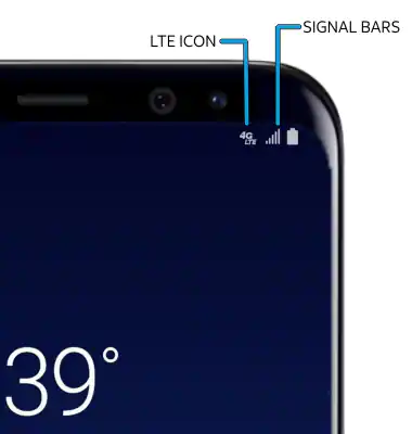 Bildergebnis für Empfangsbalken auf Samsung Galaxy S8