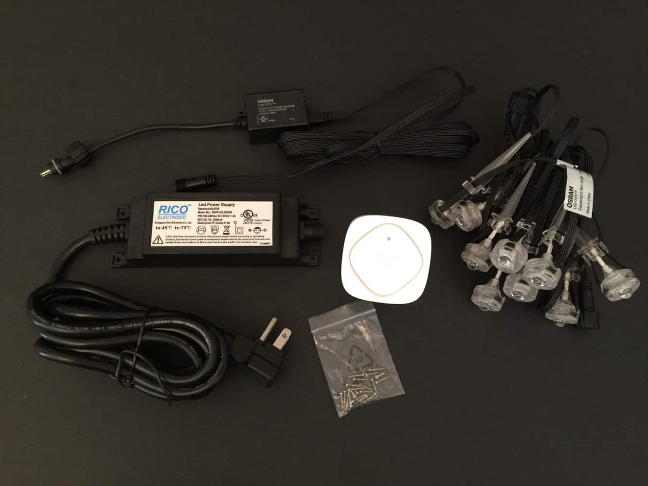 Testbericht: Belkin WeMo + OSRAM Lightify Gardenspot Mini RGB Starterset