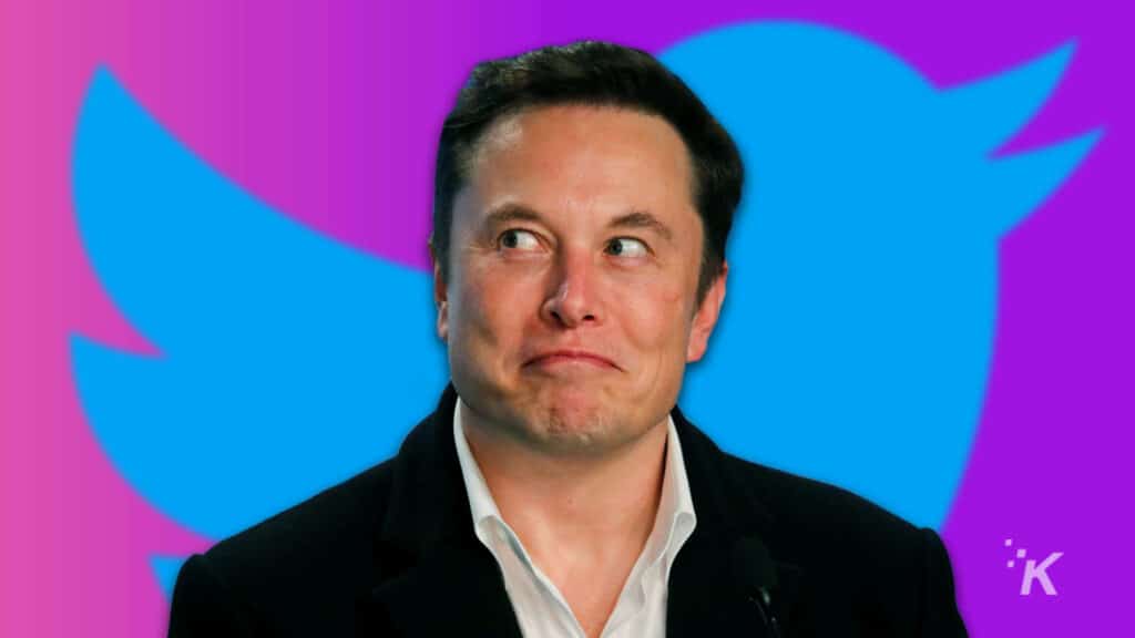 elon musk ve twitter logosu