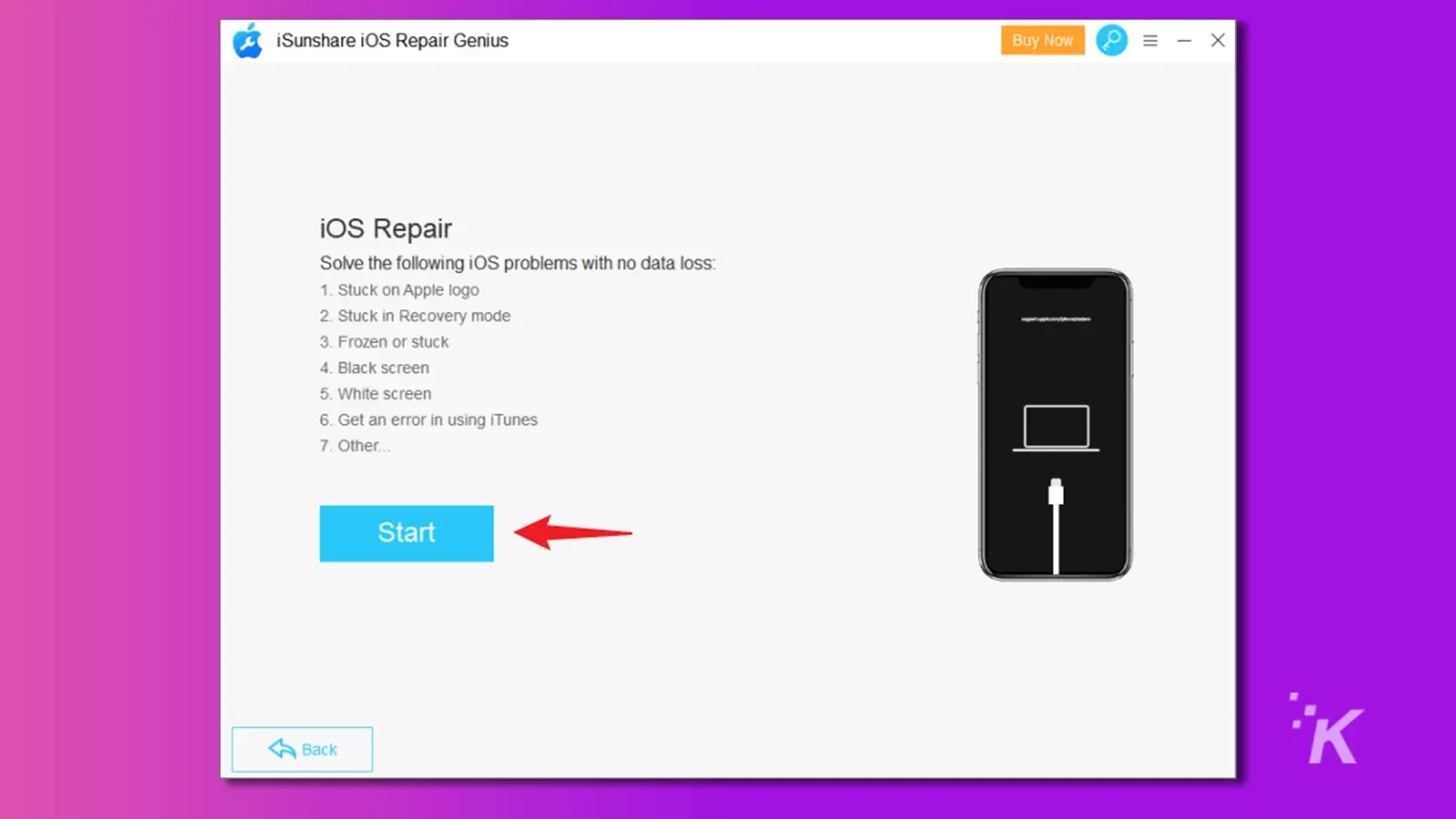 iOS 修復開始屏幕