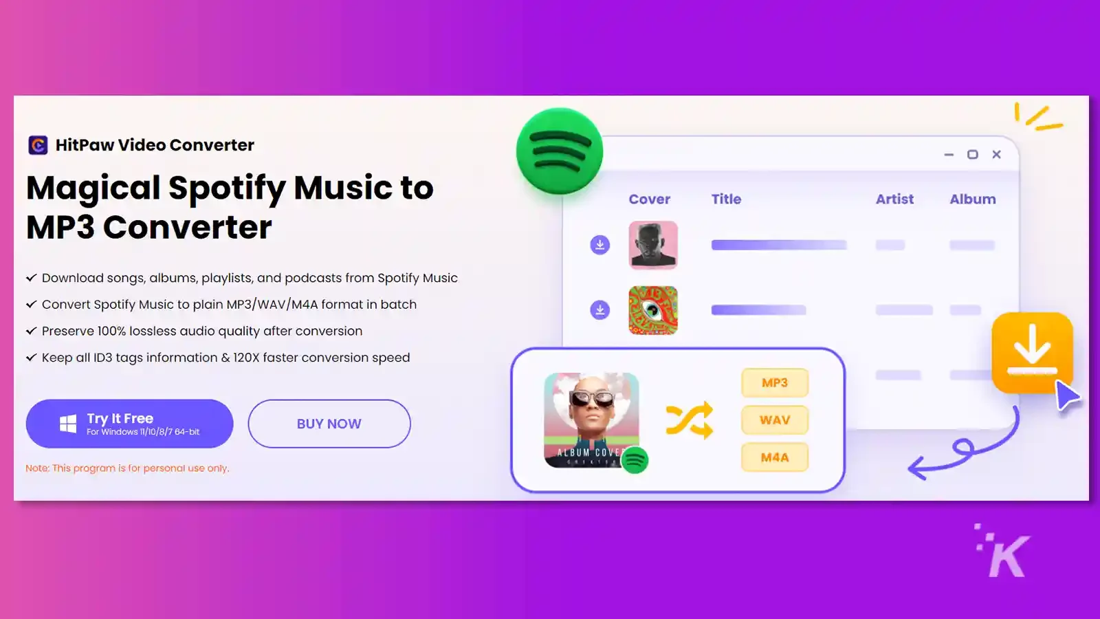 HitPaw Video Converter首頁界面