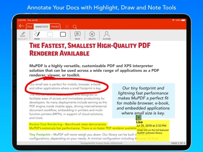 mupdf reader