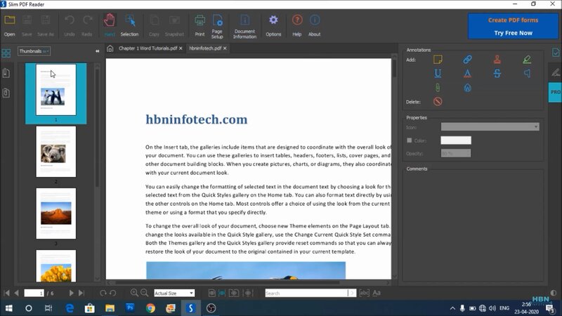 slim pdf reader