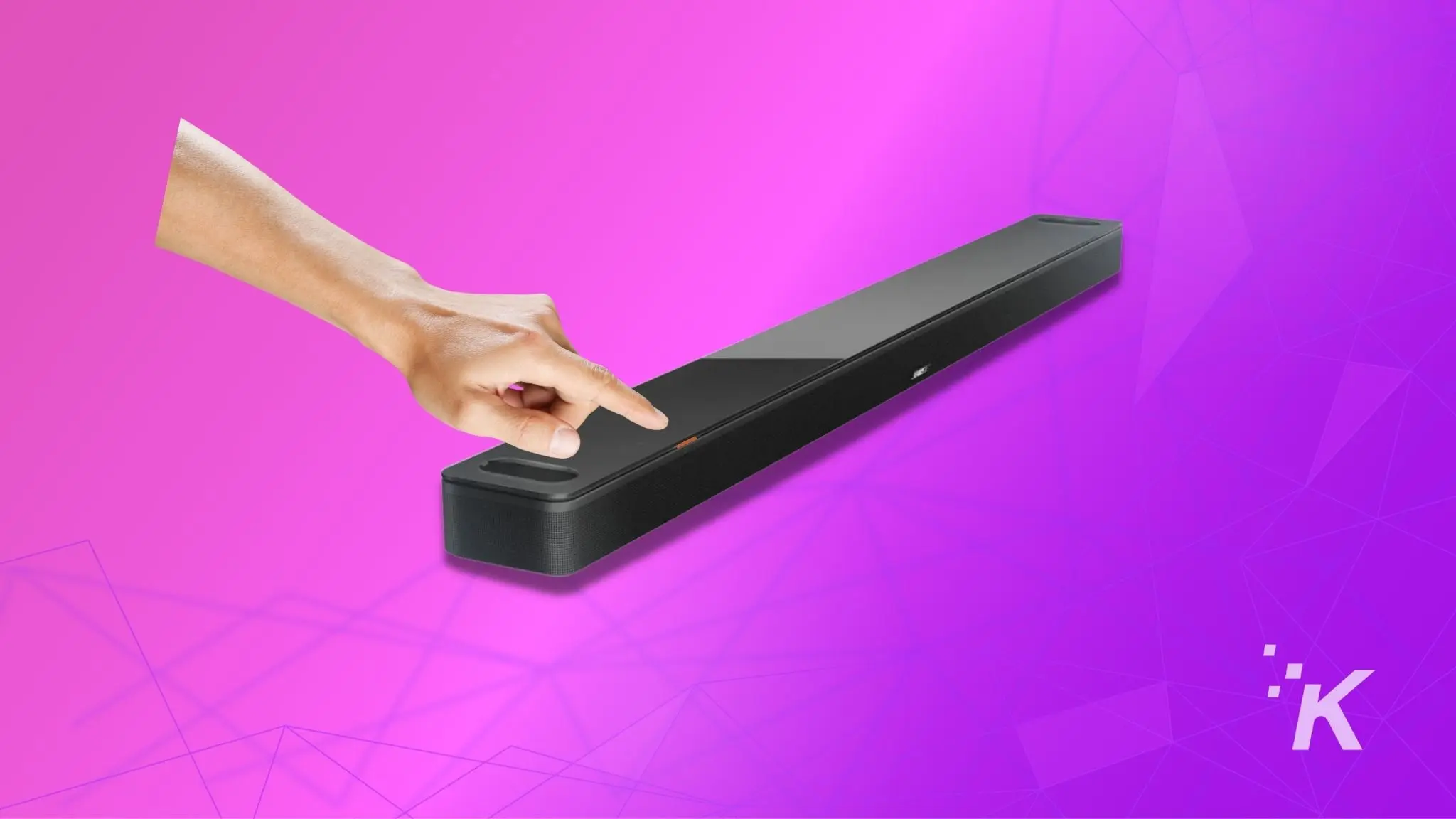 ปุ่มเปิดปิดบน Bose Soundbar
