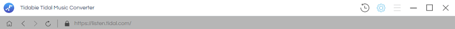 Settings icon (gear icon) present on the title bar