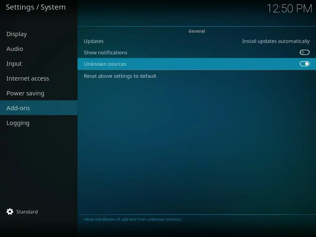 Kodi Unbekannte Quellen