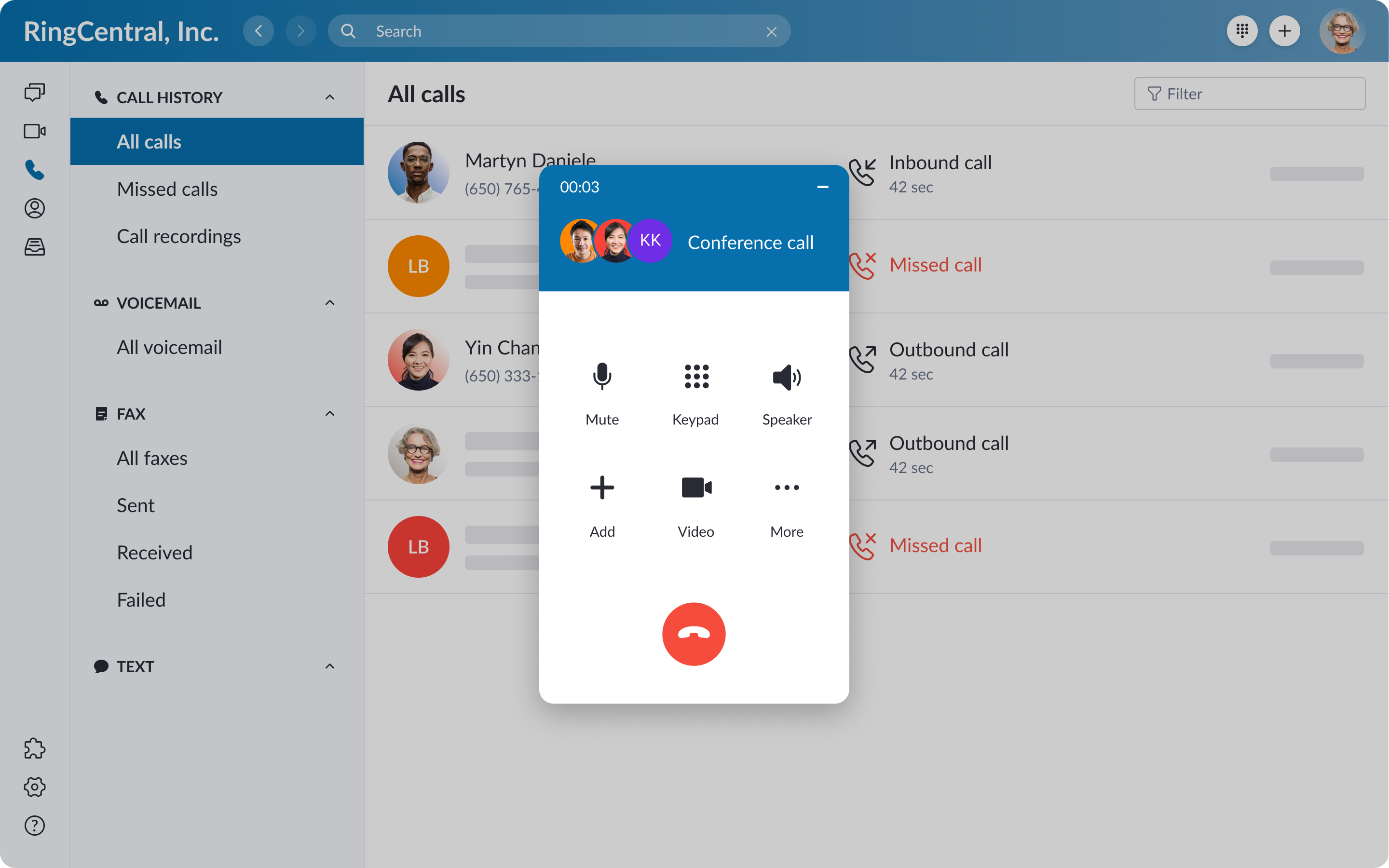 RingCentral Uygulaması