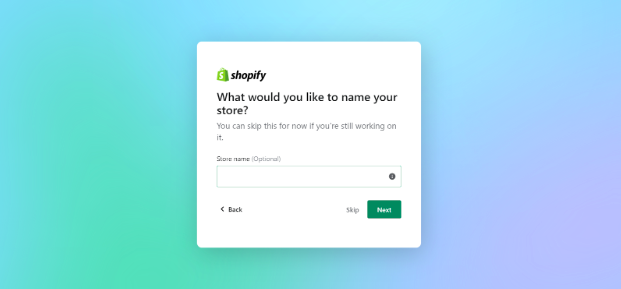 Shopify hesabınızı kaydedin