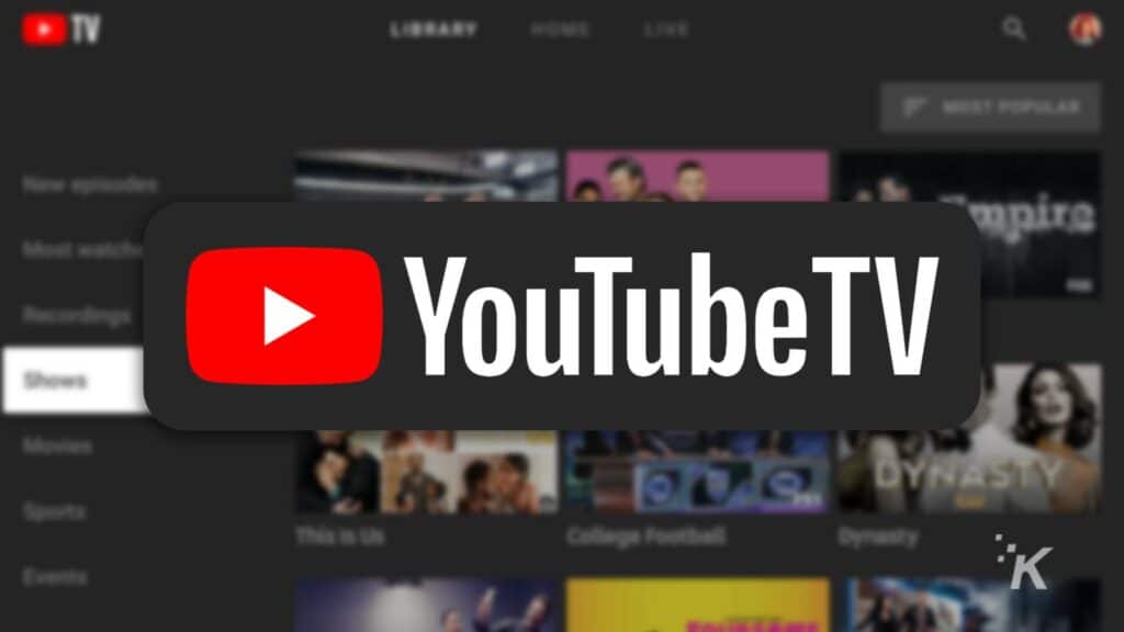 youtube tv logosu