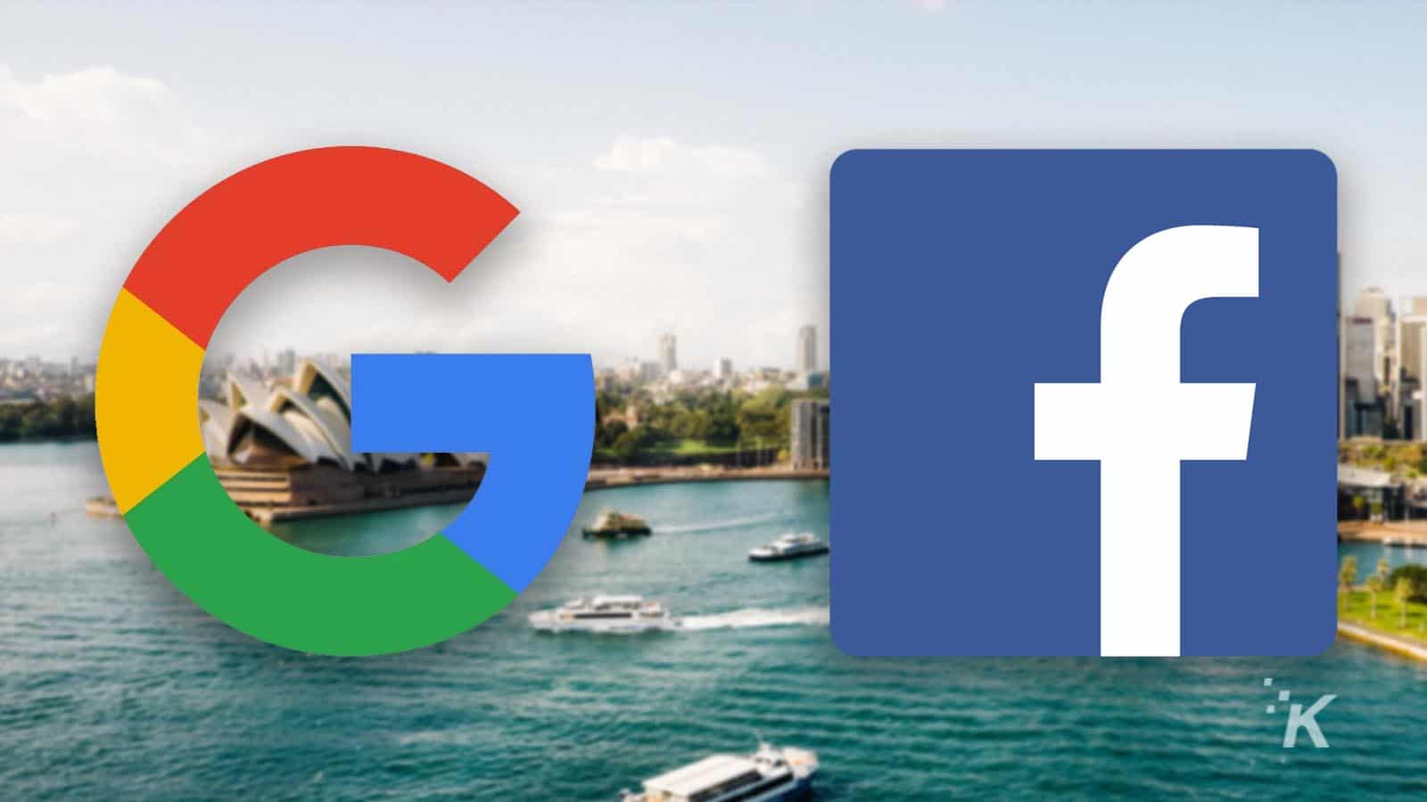 facebook ve google logoları
