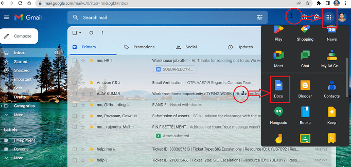 documentos Google