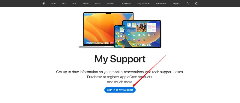 image showing sign in option screen on browser