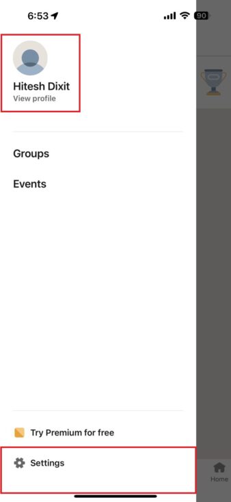 how to delete linkedin account- ios settings