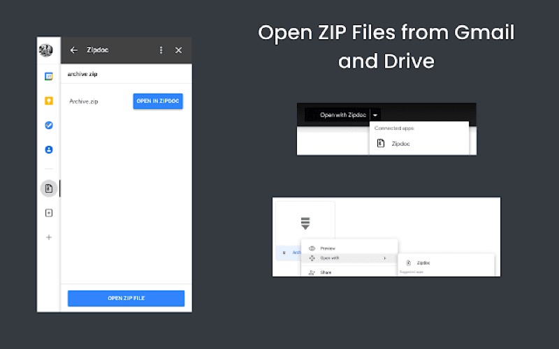 extrator zip gmail add on zip extractor add-on
