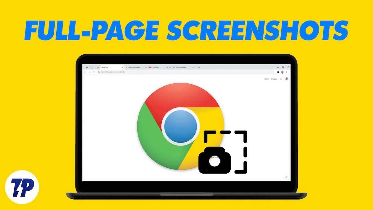 how to take full page screenshot on chrome