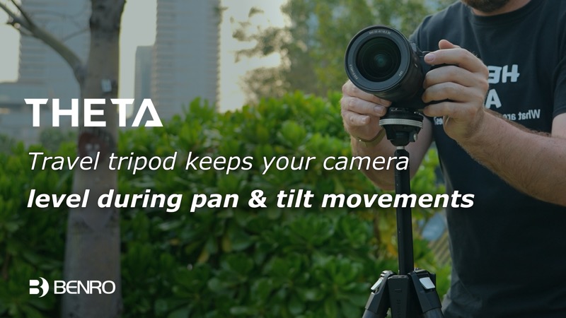 theta pan dan stabilisasi gerakan miring benro theta full-range of motion