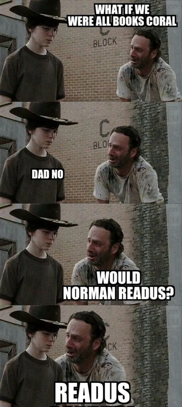 Bagaimana jika kita semua adalah buku koral Dad no Will norman readus? READUS