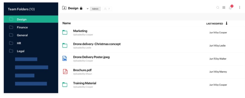 zoho workdrive 团队文件夹 workdrive team folders