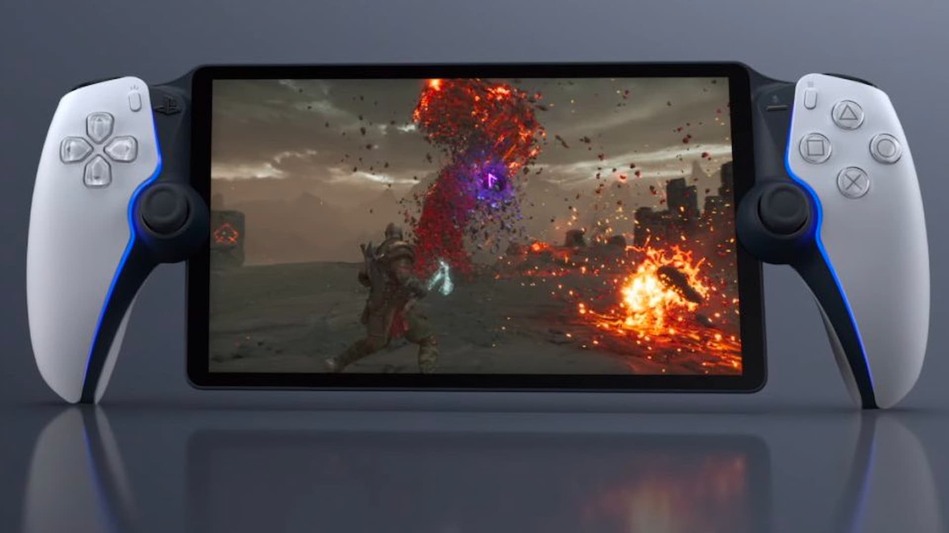 Uma pessoa joga um videogame na televisão.