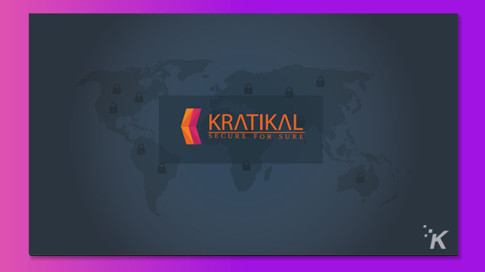 تُظهر الصورة شخصًا يستخدم Kratikal Secure لحماية بياناته. النص الكامل: KRATIKAL SECURE FOR SURE