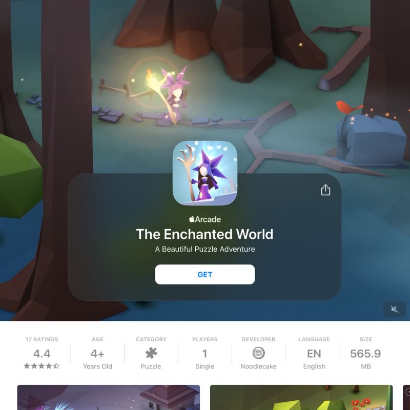 the enchanted world game on apple arcade