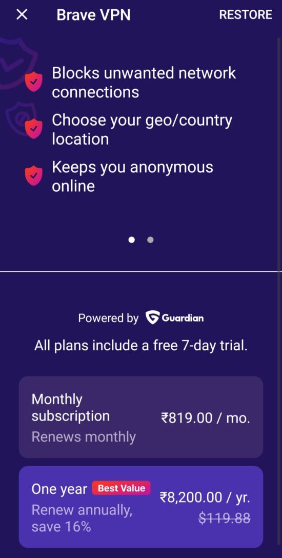 brave vpn