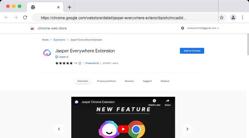 jasper everywhere extension