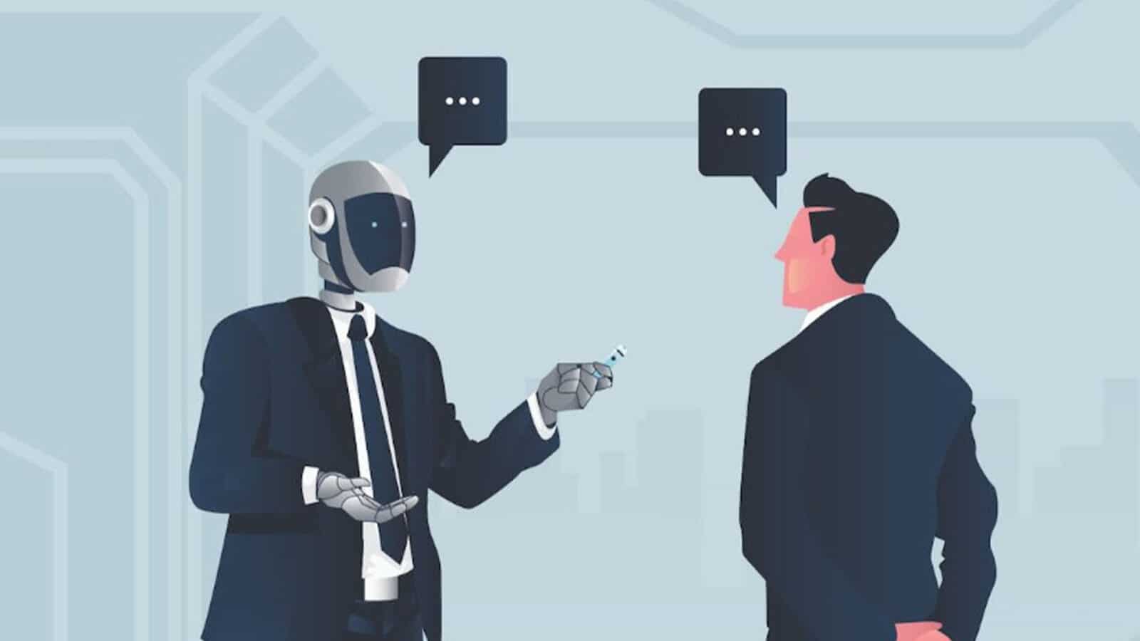 L'utente interagisce con l'interfaccia utente grafica. Con un chatbot ChatGPT