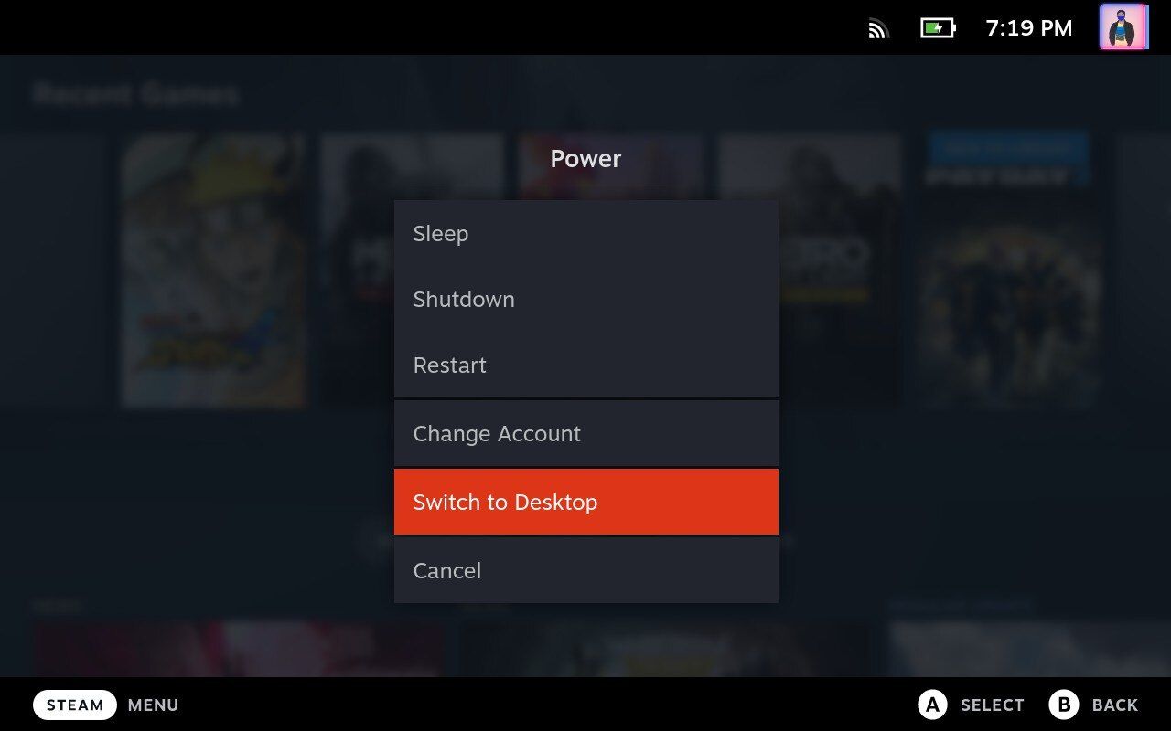 desktop mode on steam deck