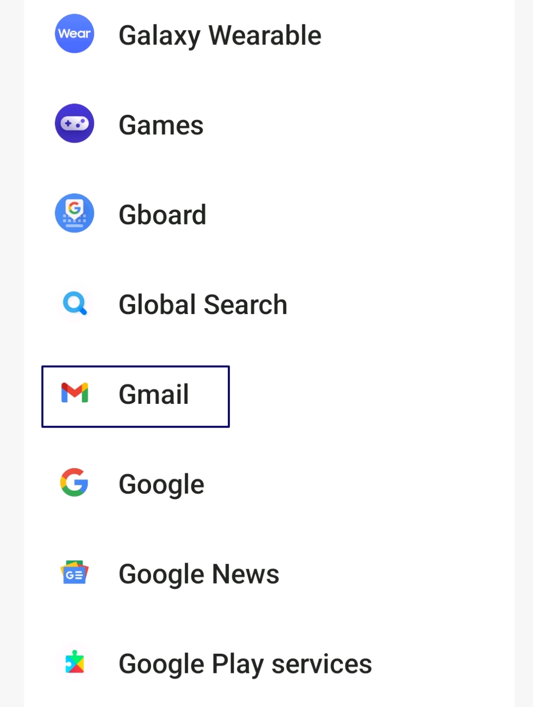 gmail app