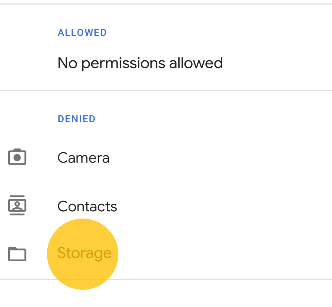 app permissions