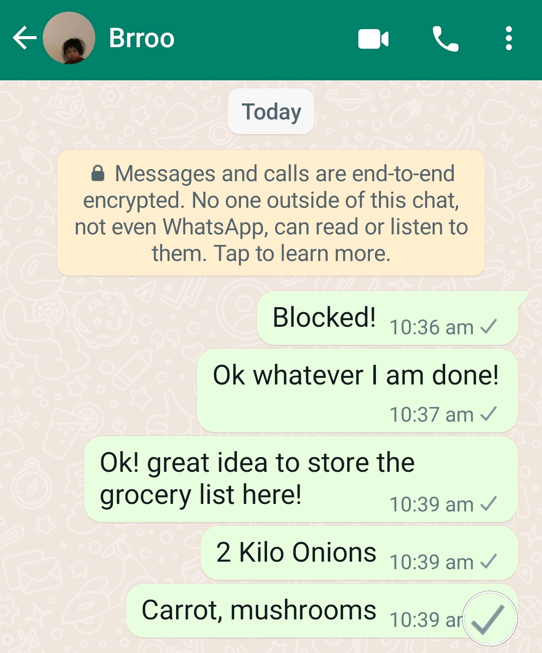 blocked whatsapp messages