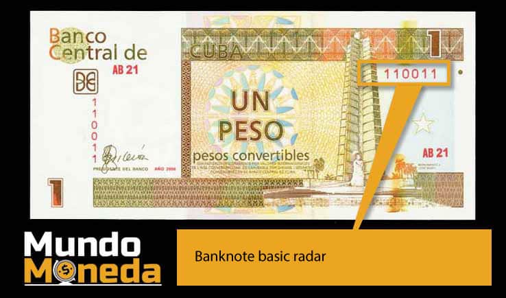 Tabla de números de serie de billetes valiosos que buscan los coleccionistas 9 Basic radar