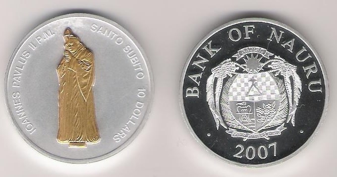 Las monedas más raras del mundo, no puedo creer que el 7 realmente exista. 10 Moneda Juan Pablo II