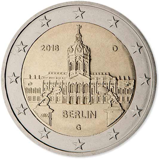 Moeda de 2 euros da Alemanha 2020 - BRANDENBURG 23 BERLIN