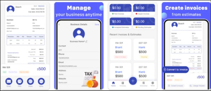invoice togo app