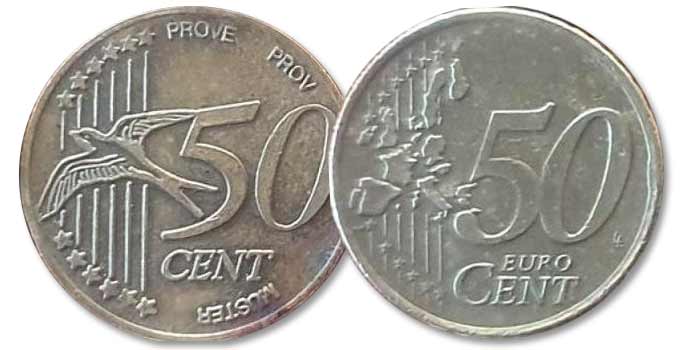 เหรียญปลอม: ประเภทใดที่มีอยู่และวิธีระบุเพื่อหลีกเลี่ยงการหลอกลวง 3 Monedas parecidas