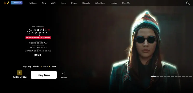 sonyliv - stream free movies