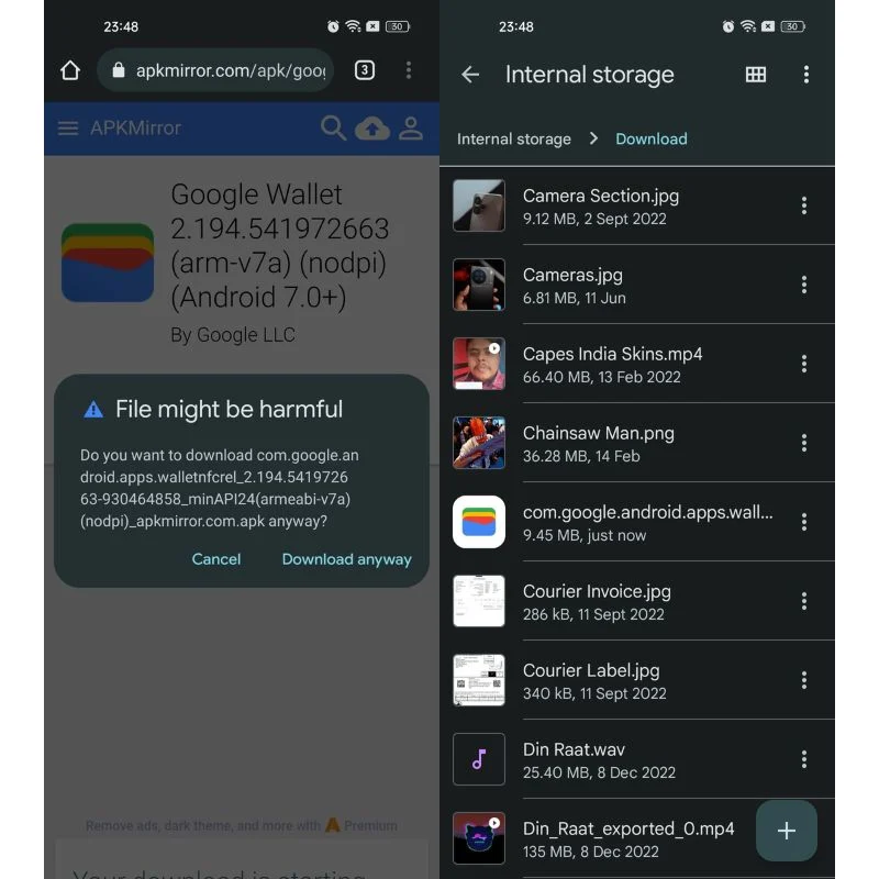 download the application