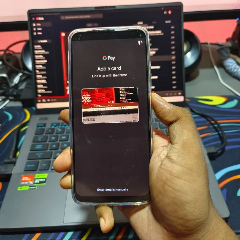 scan the card to add it to your wallet
