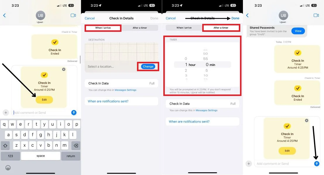 check in details