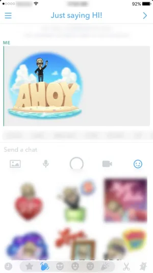 Snap Bitmoji