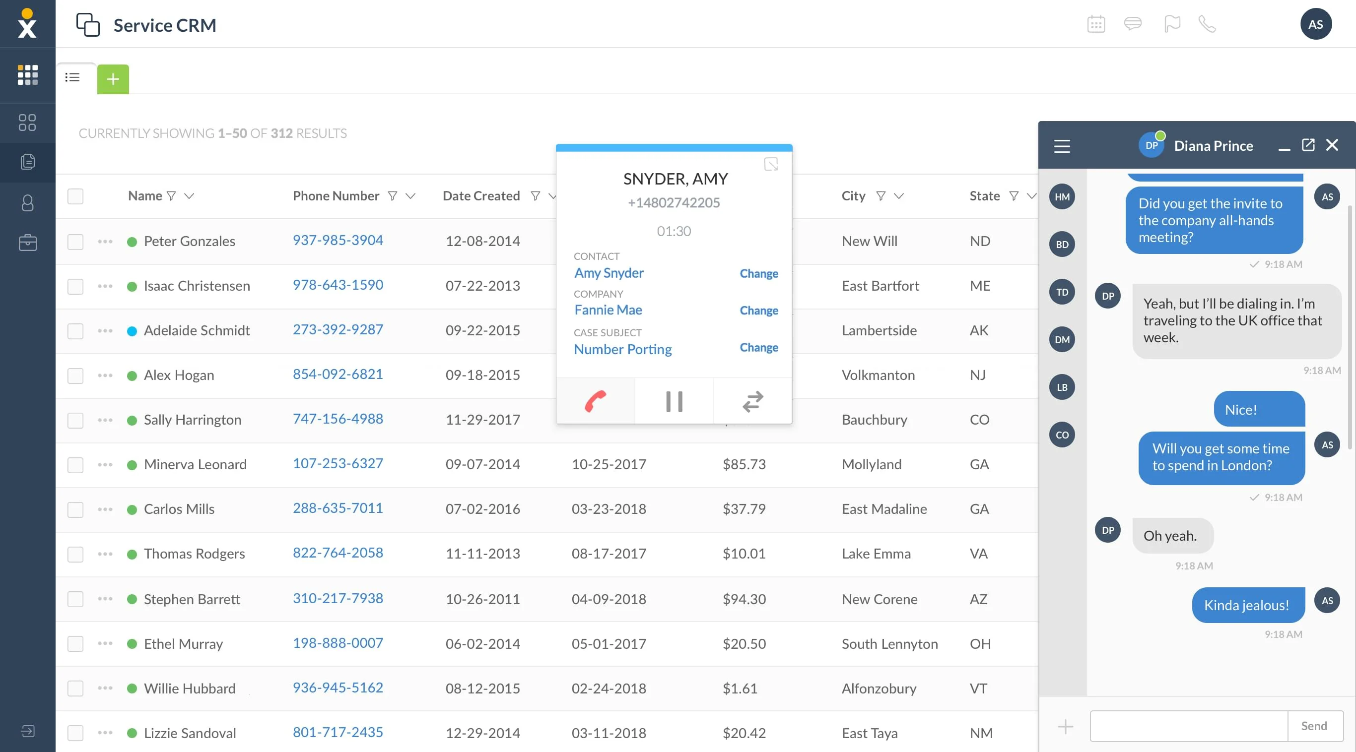 Nextiva CRM 与 Call Pop