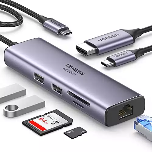 USB-концентратор UGREEN 7-в-1