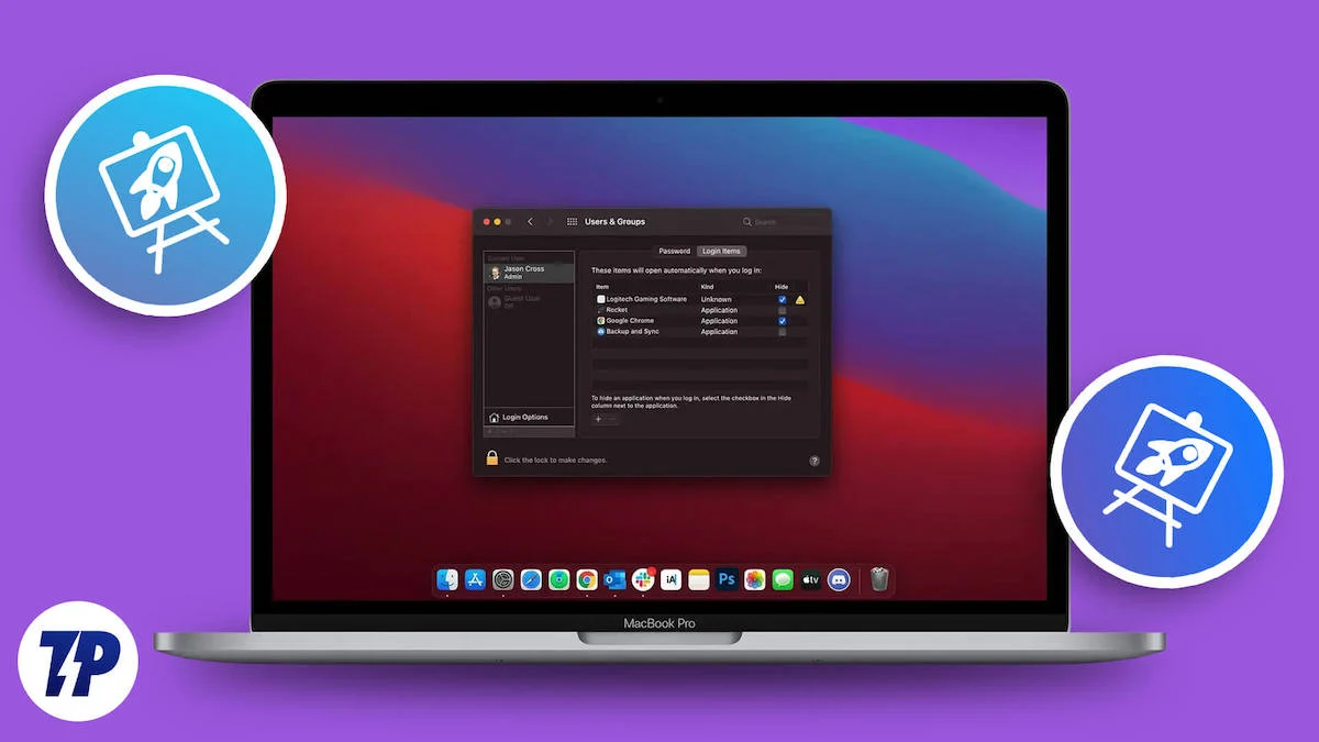 add remove change mac startup programs