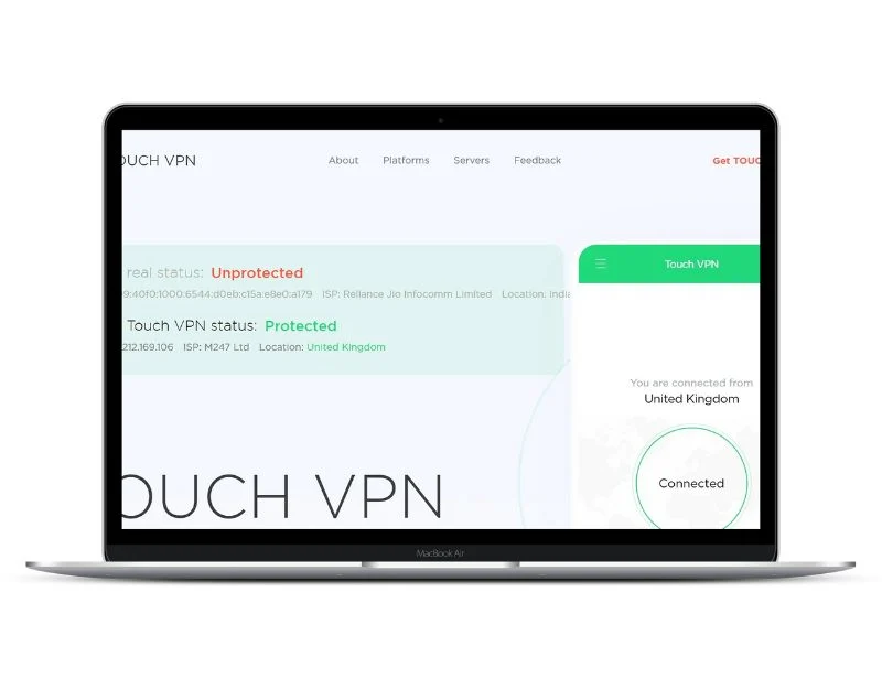 vpn on laptop