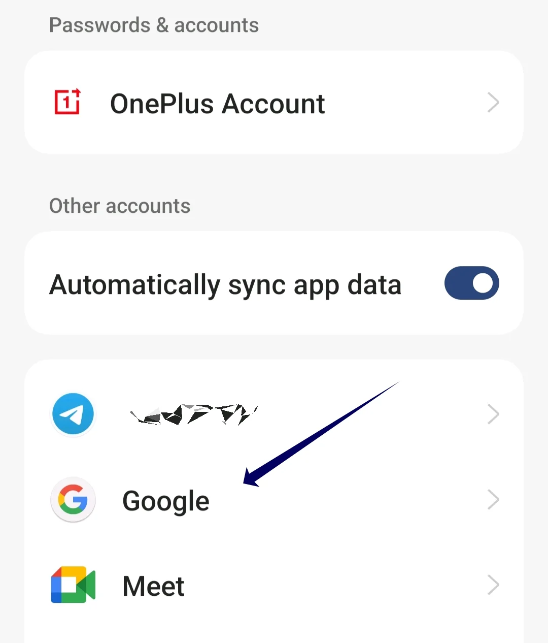 add google account on your smartphone